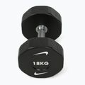Haltă cromată Nike Strength Pro Urethane Dumbbell 18 kg black/white 2