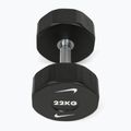 Haltă cromată Nike Strength Pro Urethane Dumbbell 22 kg black/white 2