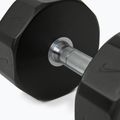 Haltă cromată Nike Strength Pro Urethane Dumbbell 22 kg black/white 4