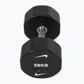 Haltă cromată Nike Strength Pro Urethane Dumbbell 28 kg black/white 2