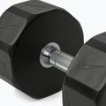Haltă cromată Nike Strength Pro Urethane Dumbbell 28 kg black/white 4