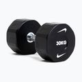 Haltă cromată Nike Strength Pro Urethane Dumbbell 30 kg black/white 6