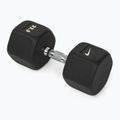 Gantera cauciucată Nike Strength Hex Dumbbell 22,5 kg black/white