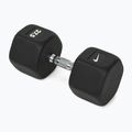 Gantera cauciucată Nike Strength Hex Dumbbell 27,5 kg black/white