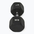 Gantera cauciucată Nike Strength Hex Dumbbell 27,5 kg black/white 2