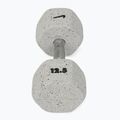 Gantera cauciucată Nike Strength Grind Hex Dumbbell 12,5 kg wolf grey 2