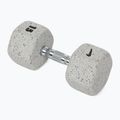 Gantera cauciucată Nike Strength Grind Hex Dumbbell 15 kg wolf grey