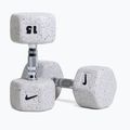 Gantera cauciucată Nike Strength Grind Hex Dumbbell 15 kg wolf grey 5