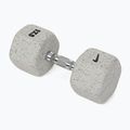 Gantera cauciucată Nike Strength Grind Hex Dumbbell 17,5 kg wolf grey