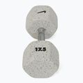 Gantera cauciucată Nike Strength Grind Hex Dumbbell 17,5 kg wolf grey 2