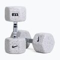 Gantera cauciucată Nike Strength Grind Hex Dumbbell 17,5 kg wolf grey 5