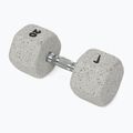 Gantera cauciucată Nike Strength Grind Hex Dumbbell 20 kg wolf grey