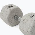 Gantera cauciucată Nike Strength Grind Hex Dumbbell 20 kg wolf grey 4