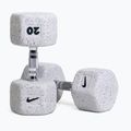 Gantera cauciucată Nike Strength Grind Hex Dumbbell 20 kg wolf grey 5