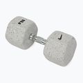 Gantera cauciucată Nike Strength Grind Hex Dumbbell 22,5 kg wolf grey