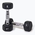 Gantere Nike Strength Hex Dumbbell 2 x 2 kg black/white