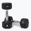 Gantere Nike Strength Hex Dumbbell 2 x 4 kg black/white