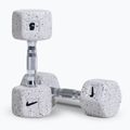 Gantere Nike Strength Grind Hex Dumbbell 2 x 5 kg wolf grey