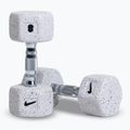 Gantere Nike Strength Grind Hex Dumbbell 2 x 8 kg wolf grey