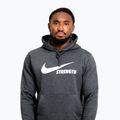 Bluză pentru bărbați Nike Strength Hoodie charcoal/white 4
