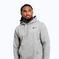 Bluză pentru bărbați Nike Strength S&C Hoodie heather grey/black 4