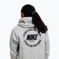 Bluză pentru bărbați Nike Strength S&C Hoodie heather grey/black 5