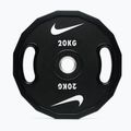Greutate bumper Nike Strength Pro Urethane Plates 20 kg black/white 4