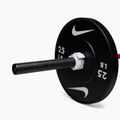 Cleme pentru bară Nike Strength Barbell Collars 2 buc. white/black 9