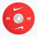 Greutate bumper Nike Strength Pro Urethane Bumper Plates 25 kg red/white 2
