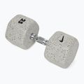 Ganteră cauciucată Nike Strength Grind Dumbbell 25 kg wolf grey