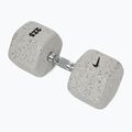 Ganteră cauciucată Nike Strength Grind Dumbbell 27,5 kg wolf grey