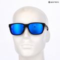 Ochelari de soare pentru bărbați Under Armour Glacial matte black/grey blue mirror silver polarized o 10