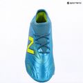 Încălțăminte de fotbal pentru copii New Balance Tekela Team V5 FG metallic blue/alkaline green 9