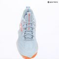 Încălțăminte de volei pentru femei Mizuno Wave Momentum Elite blue finch/white/lava orange 9
