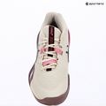 Încălțăminte de tenis pentru femei ASICS Gel-Resolution X Clay soft oat/dark aubergine 14