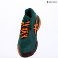 Încălțăminte de padel pentru bărbați Asics Gel-Resolution X Padel Jewel Green/Energy Orange 6
