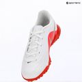 Încălțăminte de fotbal pentru copii Nike Jr. Tiempo Maestro Club White/Bright Crimson/Blur 8