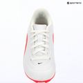Încălțăminte de fotbal pentru copii Nike Jr. Tiempo Maestro Club White/Bright Crimson/Blur 8