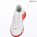 Încălțăminte de fotbal pentru copii Nike Jr. Tiempo Maestro Club white/bright crimson/blur 8
