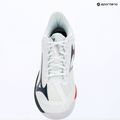 Încălțăminte de tenis pentru bărbați Mizuno Wave Exceed Court AC white/insignia blue/orange 14