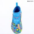 Încălțăminte de fotbal pentru copii PUMA Future 9 Match Advanced Level FG/AG Jr puma white/blue glimmer/pink glimmer/yellow alert 16