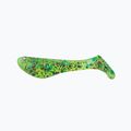 Momeală de cauciuc Relax Hoof 1 Standard 8 buc. Roșu-lămâie transparent, sclipici albastru BLS1-S