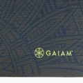 Covoraș de yoga Gaiam Premium Sundial Layers 6 mm black/navy/yellow 4