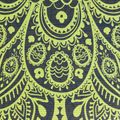 Covoraș de yoga Gaiam Premium Sundial Layers 6 mm black/navy/yellow 6