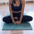 Covoraș de yoga Gaiam Jute 6 mm blue 7