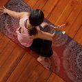 Covoraș de yoga Gaiam Mettalic Sun 6 mm mettalic sun 6