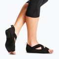 Șosete Gaiam Grippy Yoga Studio black/blue/green 6