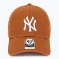 Șapcă 47 Brand MLB New York Yankees CLEAN UP burnt orange 2