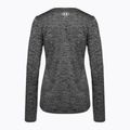 Femeie Under Armour Tech Crew Twist de antrenament cu mânecă lungă negru/argintiu metalic 5