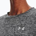 Femeie Under Armour Tech Crew Twist de antrenament cu mânecă lungă negru/argintiu metalic 3